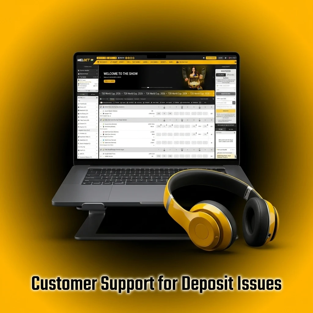 Melbet customer support options for deposit issues including live chat, email, phone, Telegram, and Help Centre