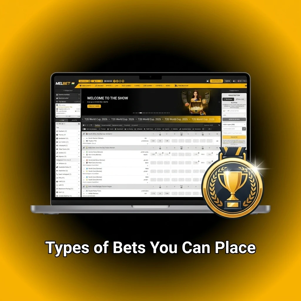Melbet bet types explained — single, express accumulator, and system bets for different betting styles