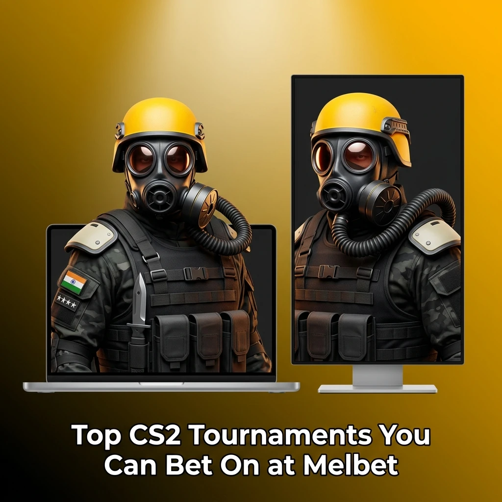 Top CS2 tournaments like Majors, ESL Pro League, BLAST Premier, and IEM events available for betting on Melbet India