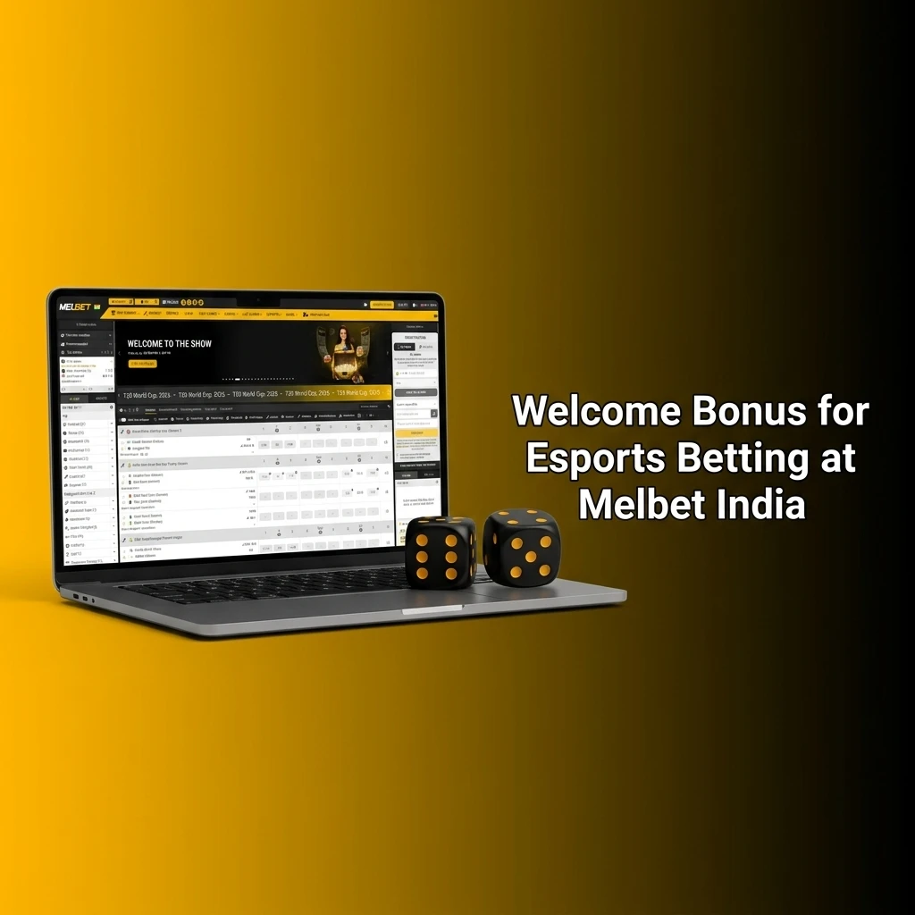 Melbet India welcome bonus offering 150% on first deposit up to INR 40,000 for esports betting